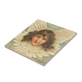 Viktorianischer Engel-Druck Fliese (Seite)