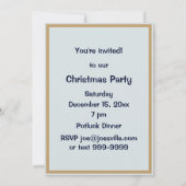 Viktorianischer Engel von Weihnachten Gerahmt von  Einladung (Rückseite)