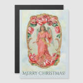 Viktorianischer Engel von Weihnachten Gerahmt von Magnetkarte (Vorne/Hinten)