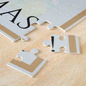 Viktorianischer Engel von Weihnachten Gerahmt von  Puzzle (Seite)