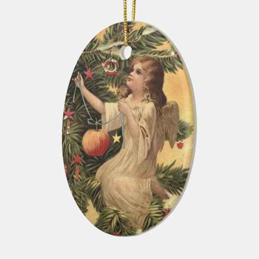 Viktorianischer Engel Weihnachtsschmuck (Links)