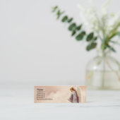 Viktorianischer Engels-dünne Visitenkarten Mini Visitenkarte (Stehend Vorderseite)