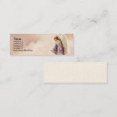 Viktorianischer Engels-dünne Visitenkarten Mini Visitenkarte (Vorne/Hinten)