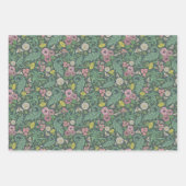 Viktorianischer Englischer Garten Mix Bunnies Drag Geschenkpapier Set (Vorderseite)