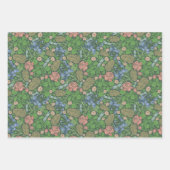 Viktorianischer Englischer Garten Mix Bunnies Drag Geschenkpapier Set (Vorderseite 3)