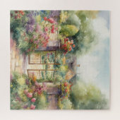 Viktorianischer Englischer Garten Puzzle (Horizontal)