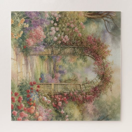 Viktorianischer Englischer Garten Puzzle (Horizontal)