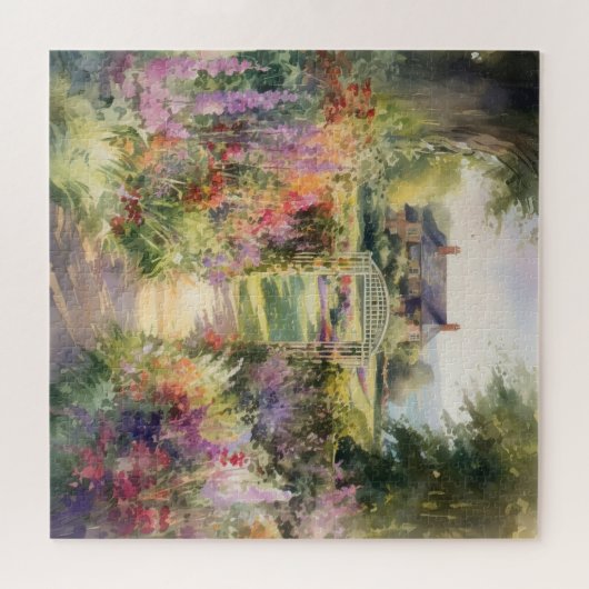 Viktorianischer Englischer Garten Puzzle (Horizontal)