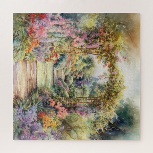 Viktorianischer Englischer Garten Puzzle (Horizontal)