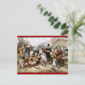 Viktorianischer Erntedank Postkarte (Stehend Vorderseite)