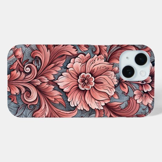 Viktorianischer Fall Case-Mate iPhone Hülle (Rückseite (Horizontal))