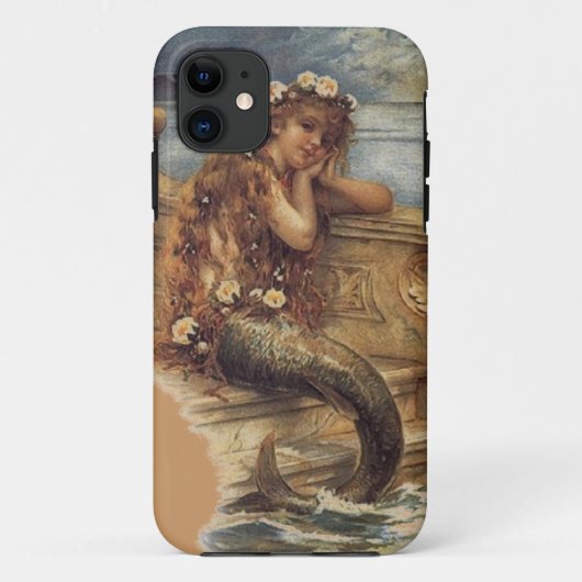 Viktorianischer Fall Mermaid iPhone Case-Mate iPhone Hülle (Rückseite)