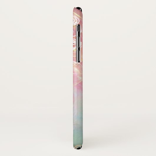 Viktorianischer filigraner opaleszenter Edelstein Case-Mate iPhone Hülle (Hinten/Links)