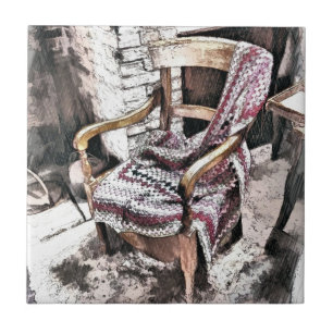 VIKTORIANISCHER FIRESIDE-VORSITZ FLIESE