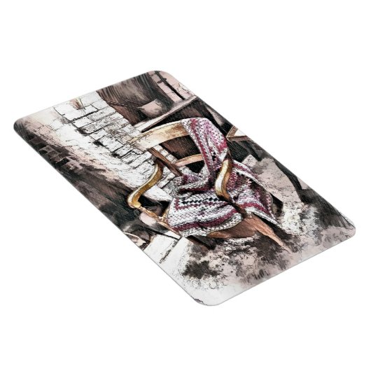 VIKTORIANISCHER FIRESIDE-VORSITZ MAGNET (Rechte Seite)