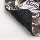 VIKTORIANISCHER FIRESIDE-VORSITZ MOUSEPAD (Ecke)