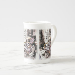 VIKTORIANISCHER FIRESIDE-VORSITZ PORZELLANTASSE