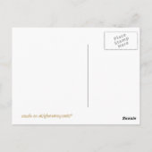 VIKTORIANISCHER FIRESIDE-VORSITZ POSTKARTE (Rückseite)