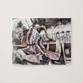 VIKTORIANISCHER FIRESIDE-VORSITZ PUZZLE (Horizontal)