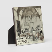 Viktorianischer Fitnessraum Fotoplatte (Vorderseite)