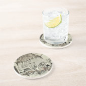 Viktorianischer Fitnessraum Getränkeuntersetzer (Seite)