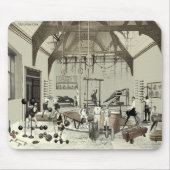Viktorianischer Fitnessraum Mousepad (Vorne)