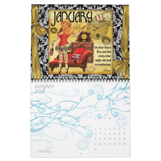 Viktorianischer Floozies-Kalender 2011 Kalender (Jan 2027)