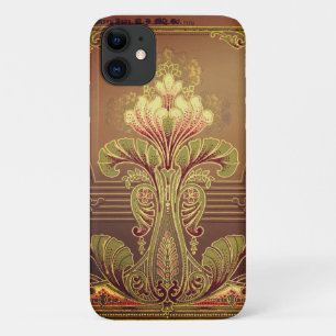 Viktorianischer florale Fries elegante Art Nouveau Case-Mate iPhone Hülle