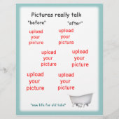 Viktorianischer Flyer der Badewanne zum Anpassen (Hinten)