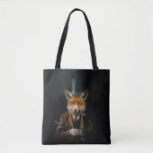 Viktorianischer Fox ganz über Druck-Taschen-Tasche Tasche (Vorderseite)