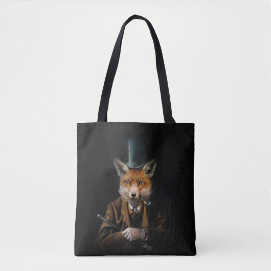 Viktorianischer Fox ganz über Druck-Taschen-Tasche Tasche (Vorderseite)