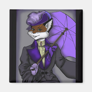 Viktorianischer Fox-Magnet Magnet
