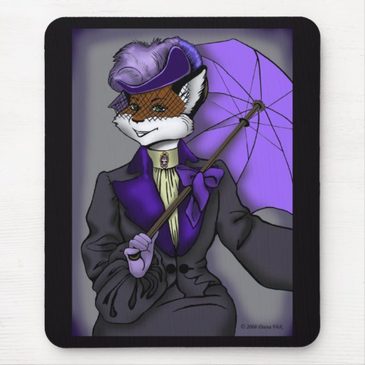 Viktorianischer Fox Mousepad (Vorne)