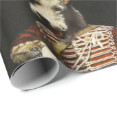 Viktorianischer Fox-Terrier Geschenkpapier (Rolleneckpunkt)