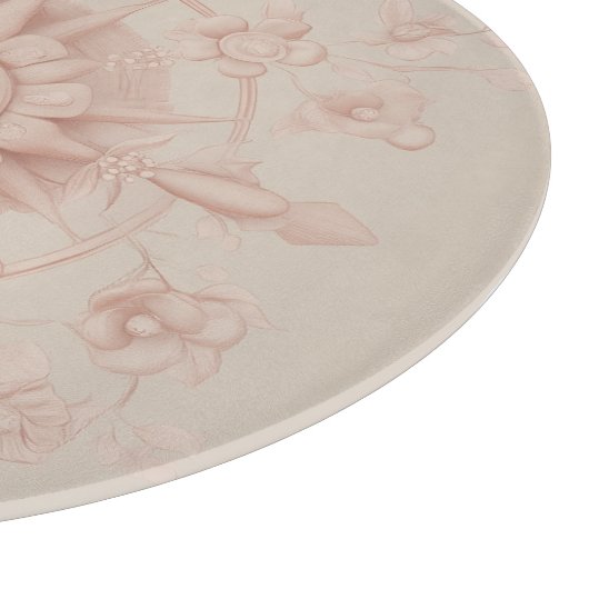 Viktorianischer Frühling, weich grün, Schneidebrett (Ecke)