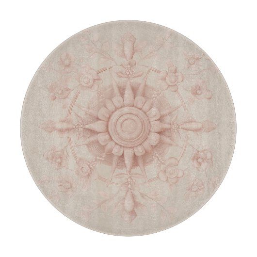 Viktorianischer Frühling, weich grün, Schneidebrett (Vorderseite)