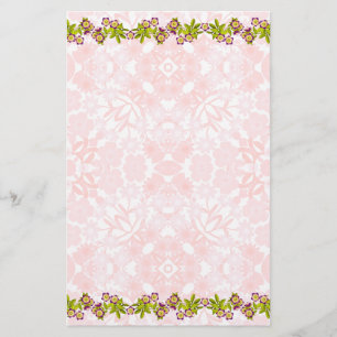 Viktorianischer Garten-Blumenbriefpapier Briefpapier
