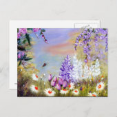 Viktorianischer Garten - Postkarte (Vorne/Hinten)