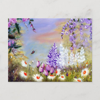 Viktorianischer Garten - Postkarte