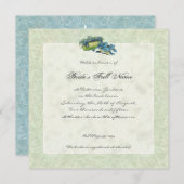 Viktorianischer GartenGazebo, Brautparty-Einladung Einladung (Vorne/Hinten)