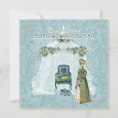 Viktorianischer GartenGazebo, Brautparty-Einladung Einladung (Rückseite)