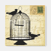 Viktorianischer Geburtskäfig Magnet (Vorne)