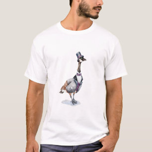 Viktorianischer Gentleman Goose in einem Top Hat