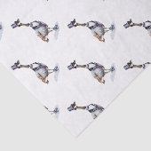 Viktorianischer Gentleman Goose in einem Top Hat Seidenpapier (Ausschnitt)