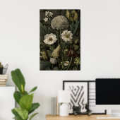 Viktorianischer Giftpflanzengarten-Druck, Salbei Poster (Heimbüro)