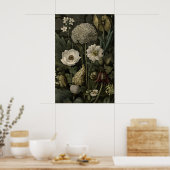 Viktorianischer Giftpflanzengarten-Druck, Salbei Poster (Küche)