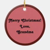 Viktorianischer Glamour Girl mit Rote Rose Keramik Ornament (Hinten)