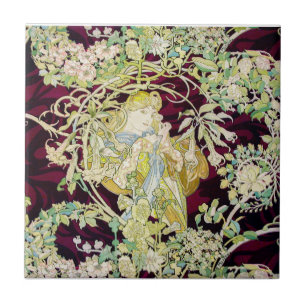 Viktorianischer Goldwein im Grünen Fliese