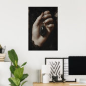 Viktorianischer gotischer Anhänger Kunst Druckbar Poster (Heimbüro)