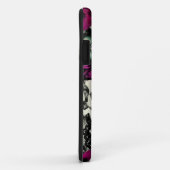 Viktorianischer gotischer Spitzeschädel mit rosa Case-Mate iPhone Hülle (Hinten/Rechts)